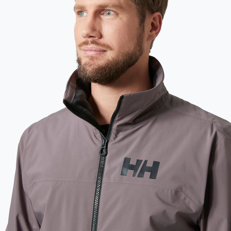 Pánská jachtařská bunda Helly Hansen HP Racing Lifaloft Bomber sparrow grey 3