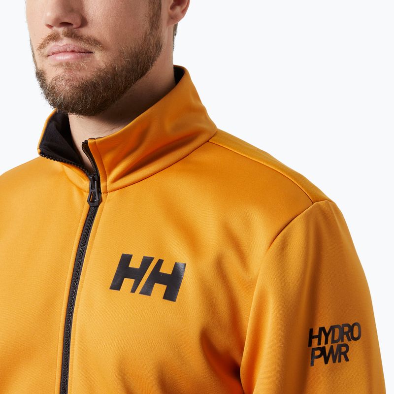 Pánská jachtařská mikina Helly Hansen HP Fleece 2.0 mustard 3