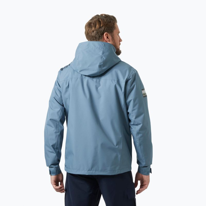 Pánská jachtařská bunda Helly Hansen Crew Hooded Midlayer 2 washed navy 2