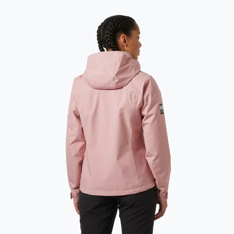 Dámská jachtařská bunda Helly Hansen Crew Hooded Midlayer 2.0 pink salt 2