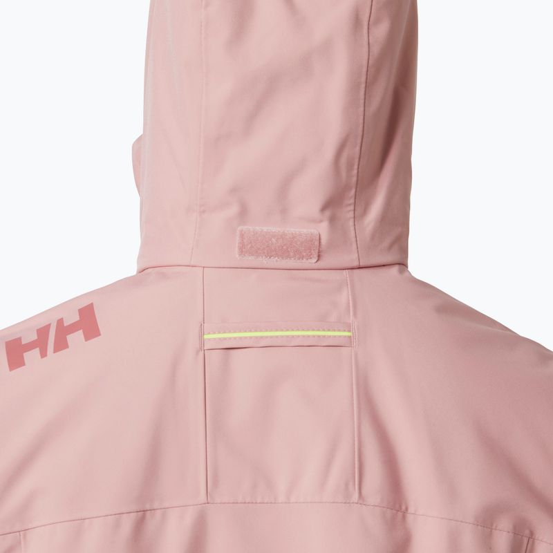 Dámská jachtařská bunda Helly Hansen Crew Hooded Midlayer 2.0 pink salt 3