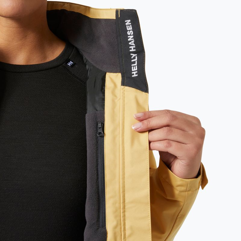 Dámská jachtařská bunda Helly Hansen Crew Hooded Midlayer 2.0 sand 8