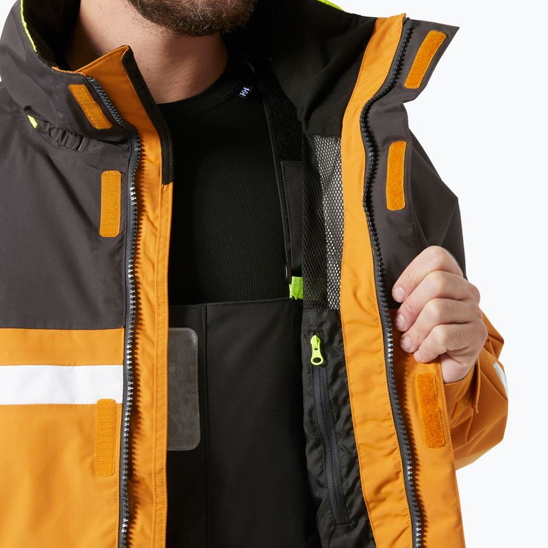 Pánská bunda do deště Helly Hansen Pier 4.0 mustard 9