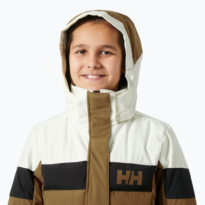 Dětská lyžařská bunda Helly Hansen Diamond sepia 3