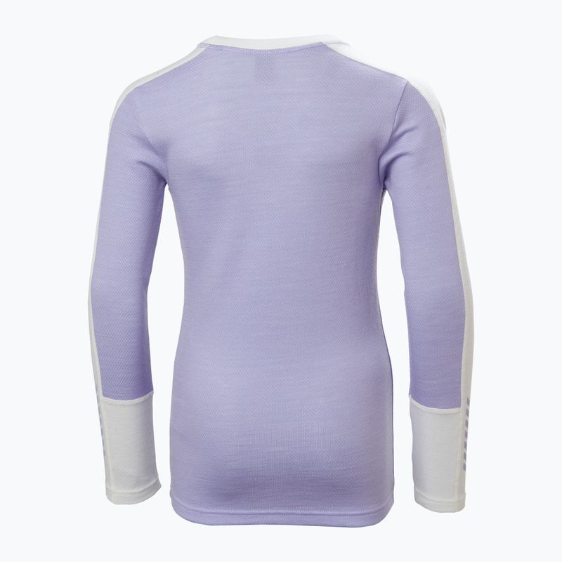 Dětské termoprádlo Helly Hansen JR Lifa Merino Midweight bright lavender 7