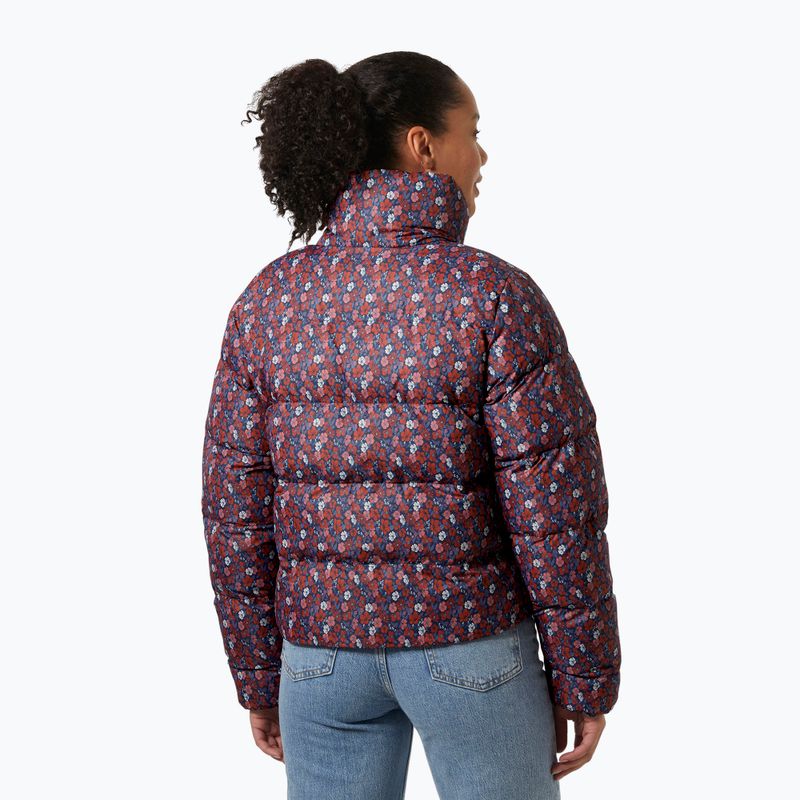 Dámská péřová bunda Helly Hansen Jade Puffer jacket navy floral aop 2