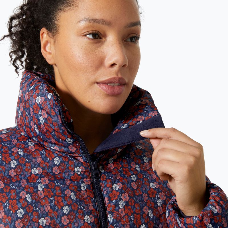 Dámská péřová bunda Helly Hansen Jade Puffer jacket navy floral aop 3