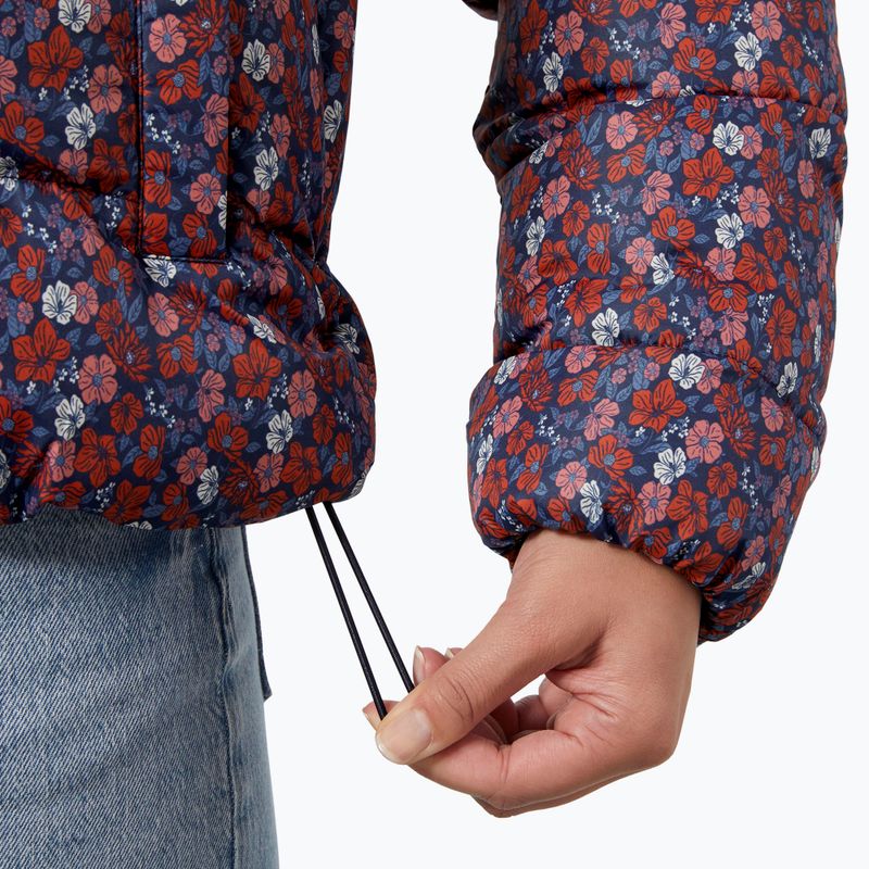 Dámská péřová bunda Helly Hansen Jade Puffer jacket navy floral aop 5