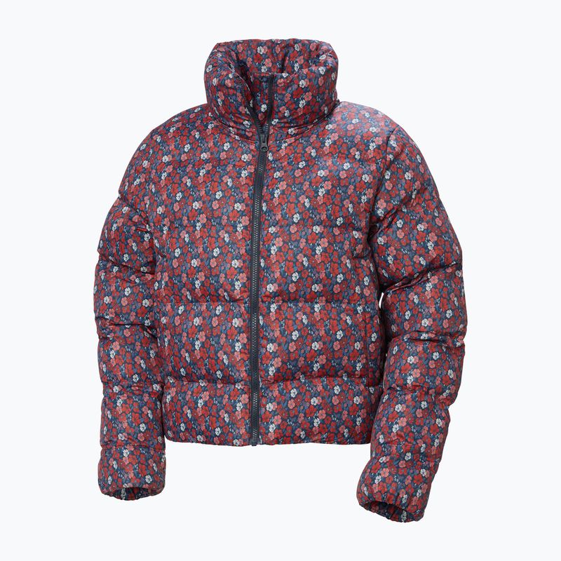 Dámská péřová bunda Helly Hansen Jade Puffer jacket navy floral aop 6