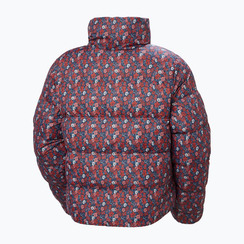 Dámská péřová bunda Helly Hansen Jade Puffer jacket navy floral aop 7