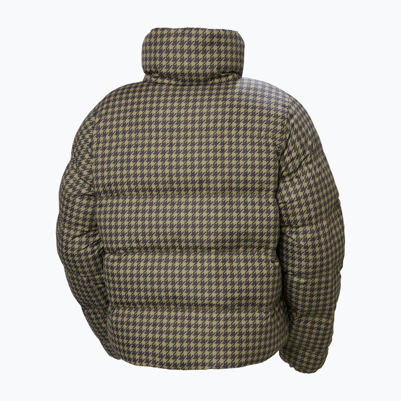 Dámská péřová bunda Helly Hansen Jade Puffer sepia houndstooth aop 7