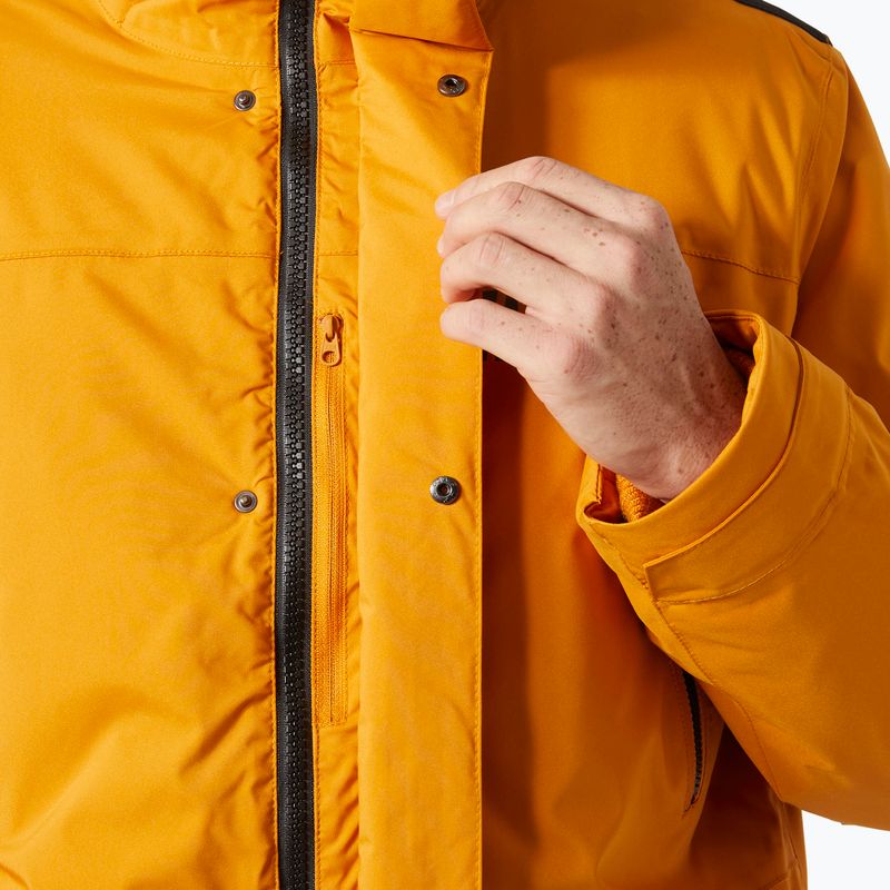 Pánská zimní bunda Helly Hansen Reine Parka mustard 5