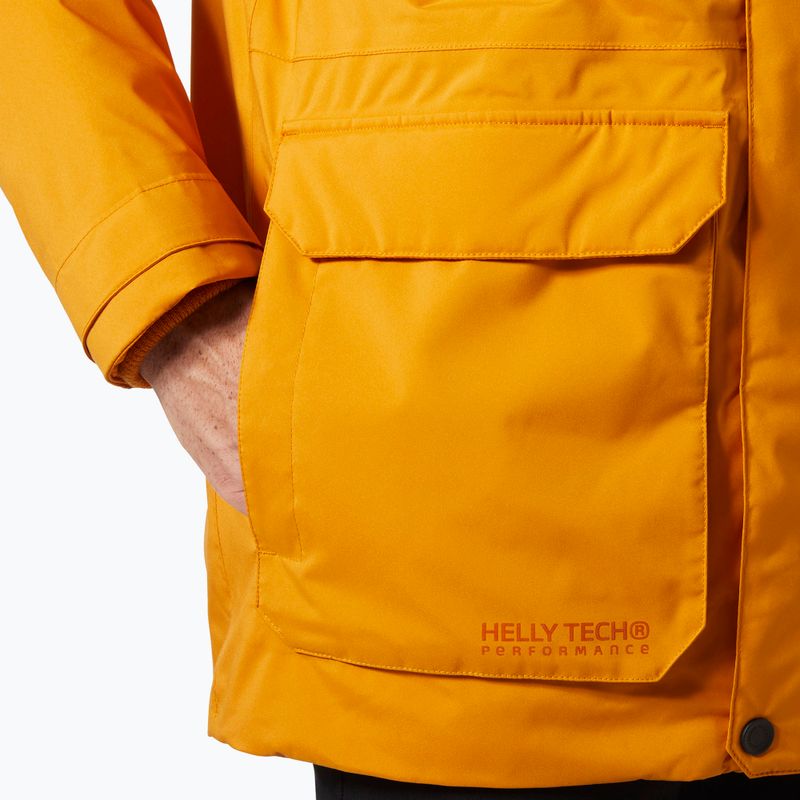 Pánská zimní bunda Helly Hansen Reine Parka mustard 6