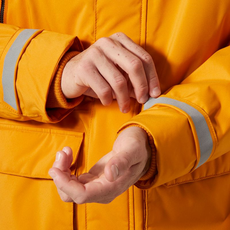 Pánská zimní bunda Helly Hansen Reine Parka mustard 7