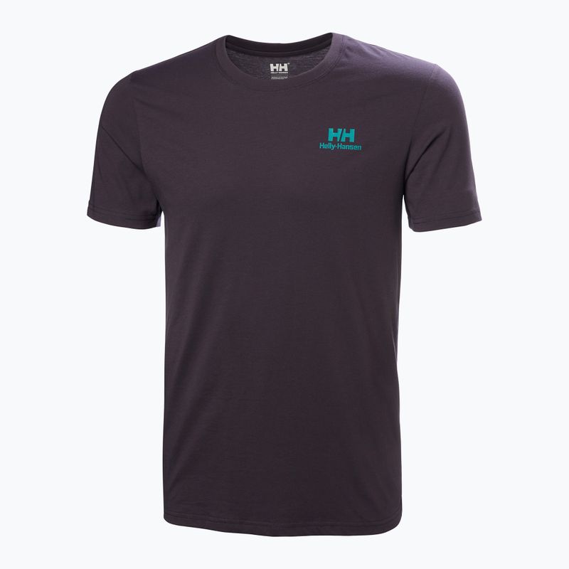 Pánské tričko Helly Hansen Nord Graphic black grape 4
