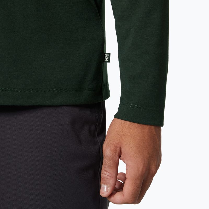 Pánské tričko Longsleeve Helly Hansen Skog Graphic dark jungle  4