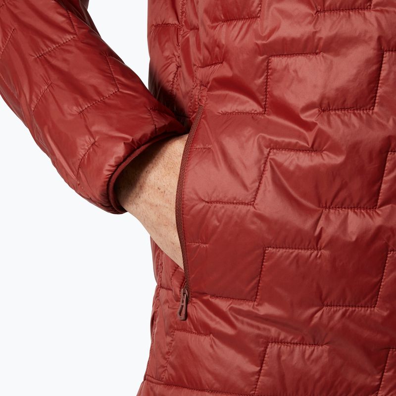 Pánská hybridní bunda Helly Hansen Lifaloft Hooded Insulator mars red 4