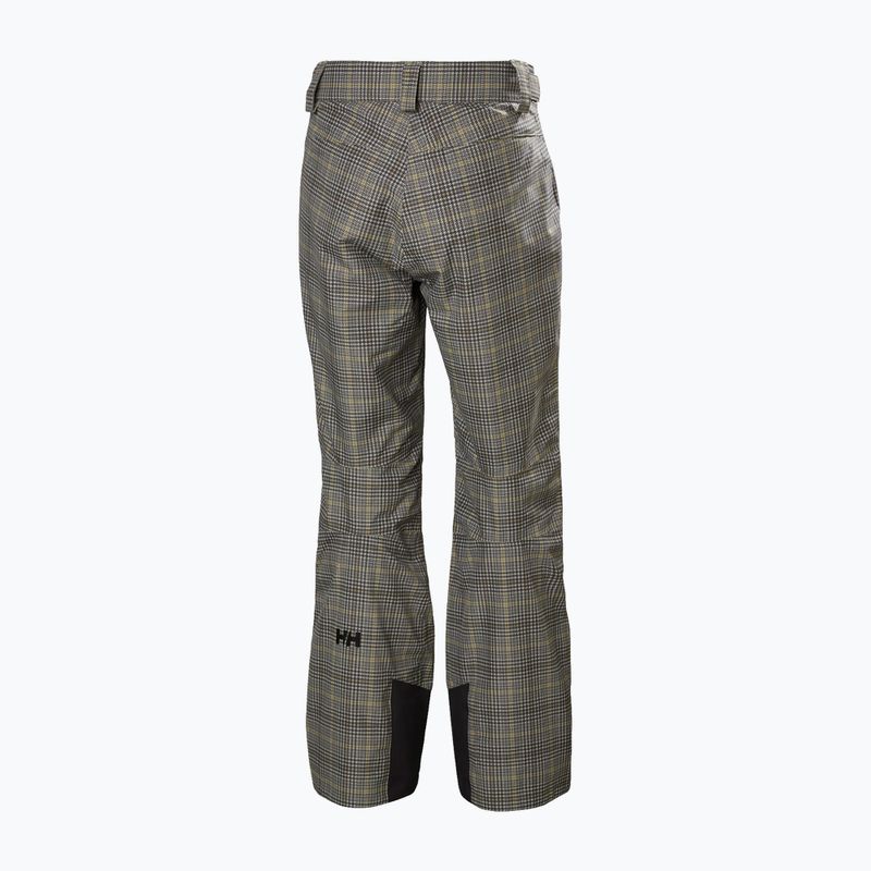 Pánské lyžařské kalhoty Helly Hansen Legendary Insulated pebble broxburn plaid aop 2