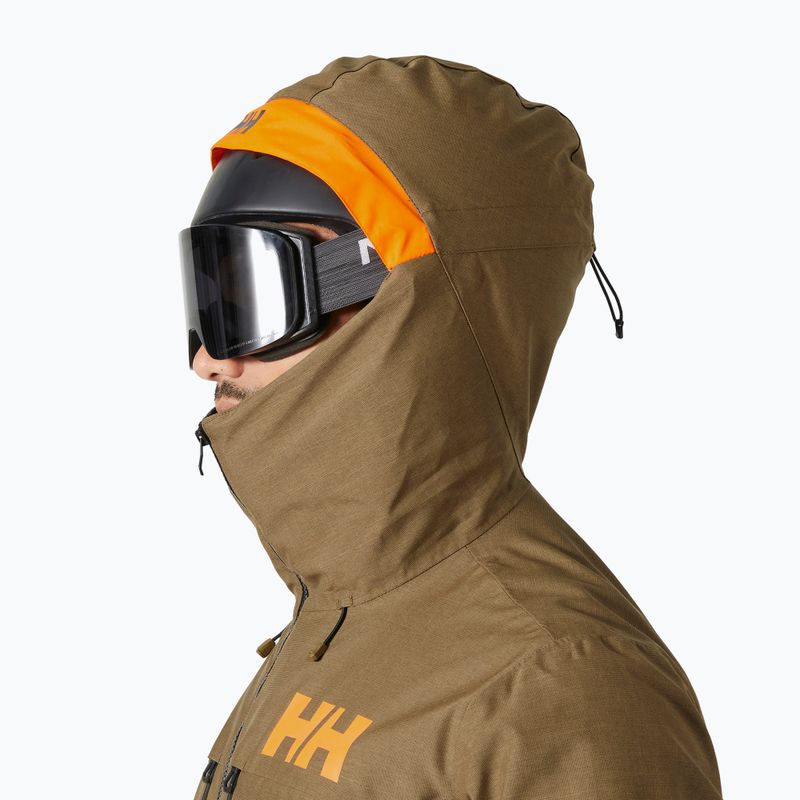 Pánská lyžařská bunda Helly Hansen Garibaldi 2.0 sepia 3