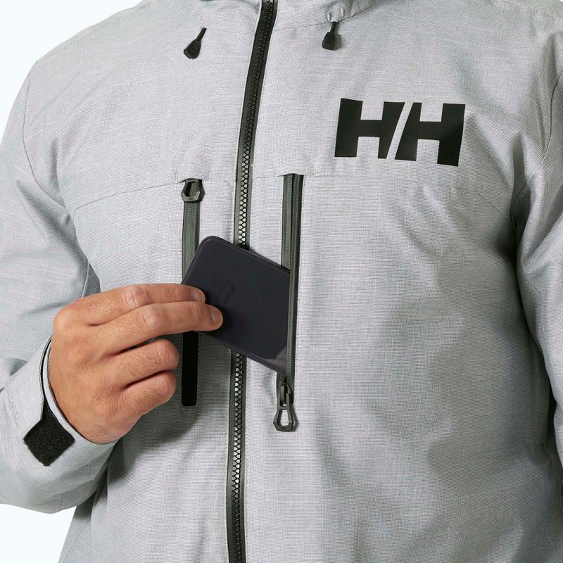 Pánská lyžařská bunda Helly Hansen Garibaldi 2.0 grey/melange 4