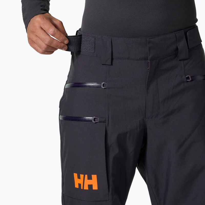 Pánské lyžařské kalhoty Helly Hansen Garibaldi 2.0 black grape 3