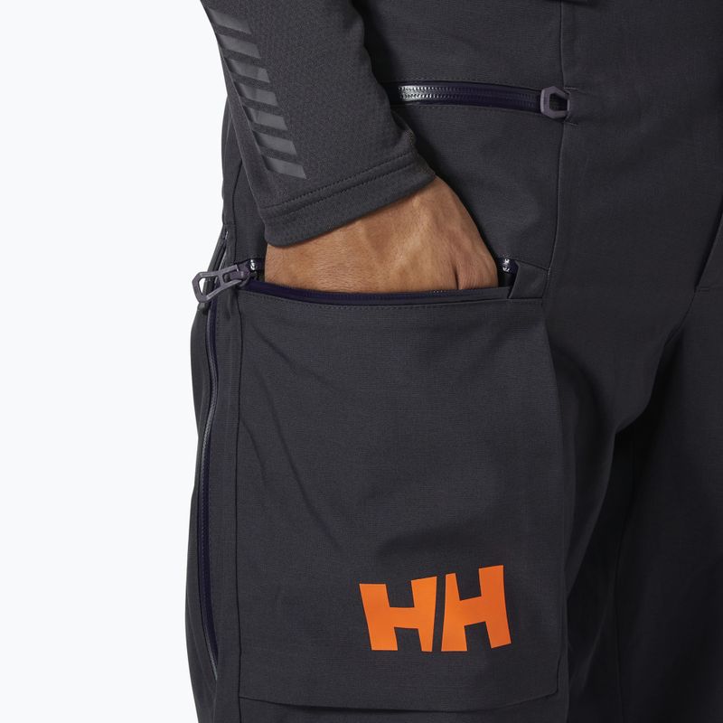 Pánské lyžařské kalhoty Helly Hansen Garibaldi 2.0 black grape 5