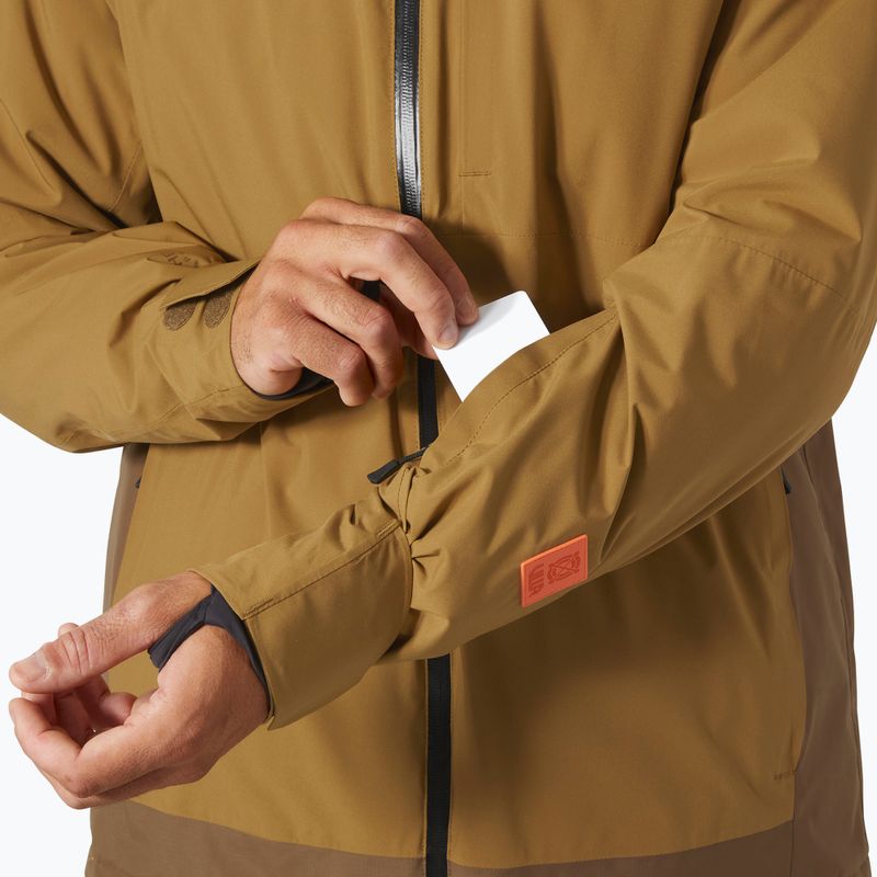 Pánská lyžařská bunda Helly Hansen Powdreamer 2.0 sepia 6