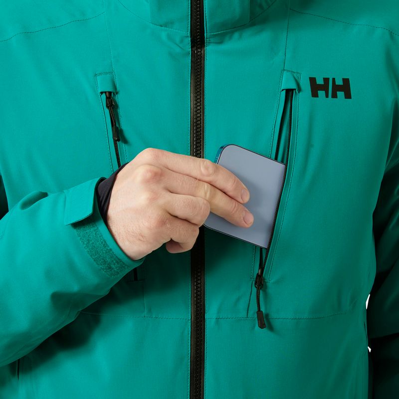 Pánská lyžařská bunda Helly Hansen Alpha 4.0 signal green 6