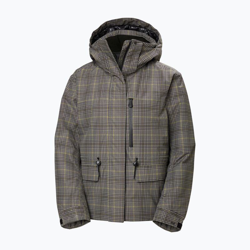 Dámská lyžařská bunda Helly Hansen Nora Insulated 2.0 pebble broxburn plaid aop 3