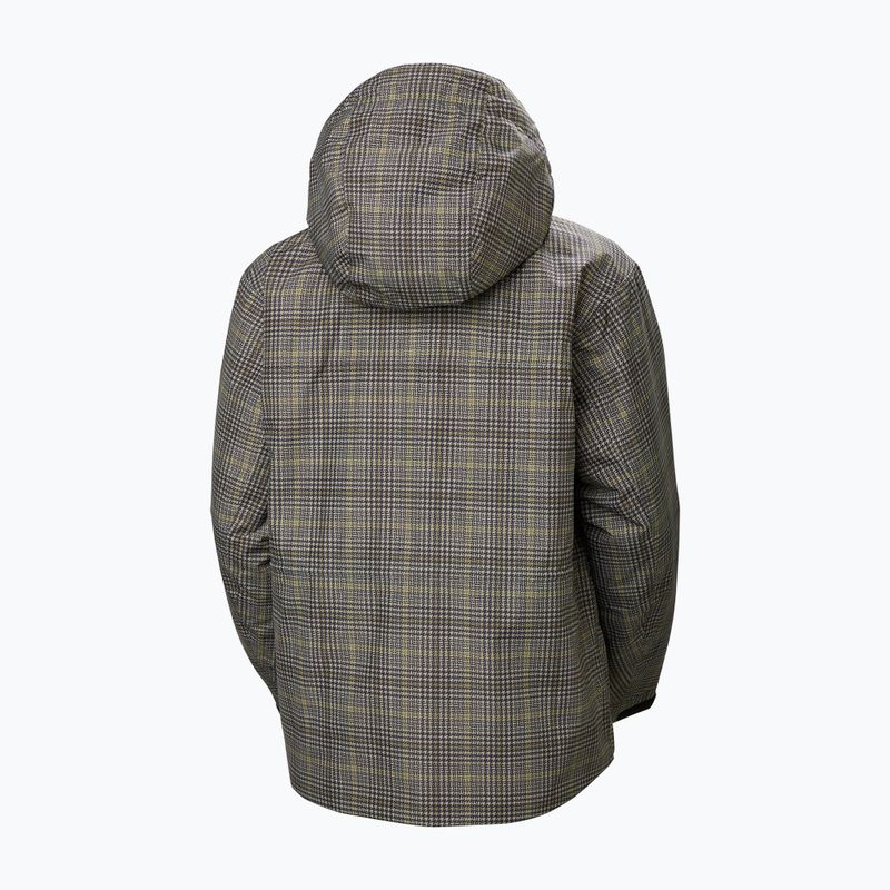 Dámská lyžařská bunda Helly Hansen Nora Insulated 2.0 pebble broxburn plaid aop 4