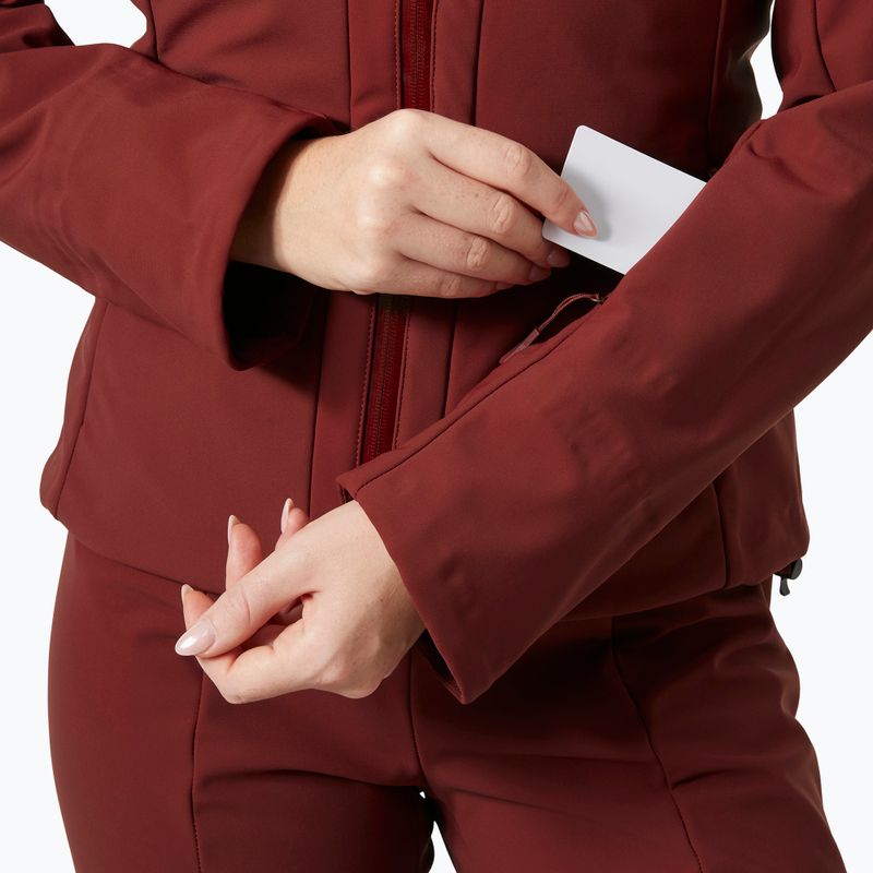 Dámská lyžařská bunda Helly Hansen Avanti 3-In-1 Softshell Jacket mars red 4
