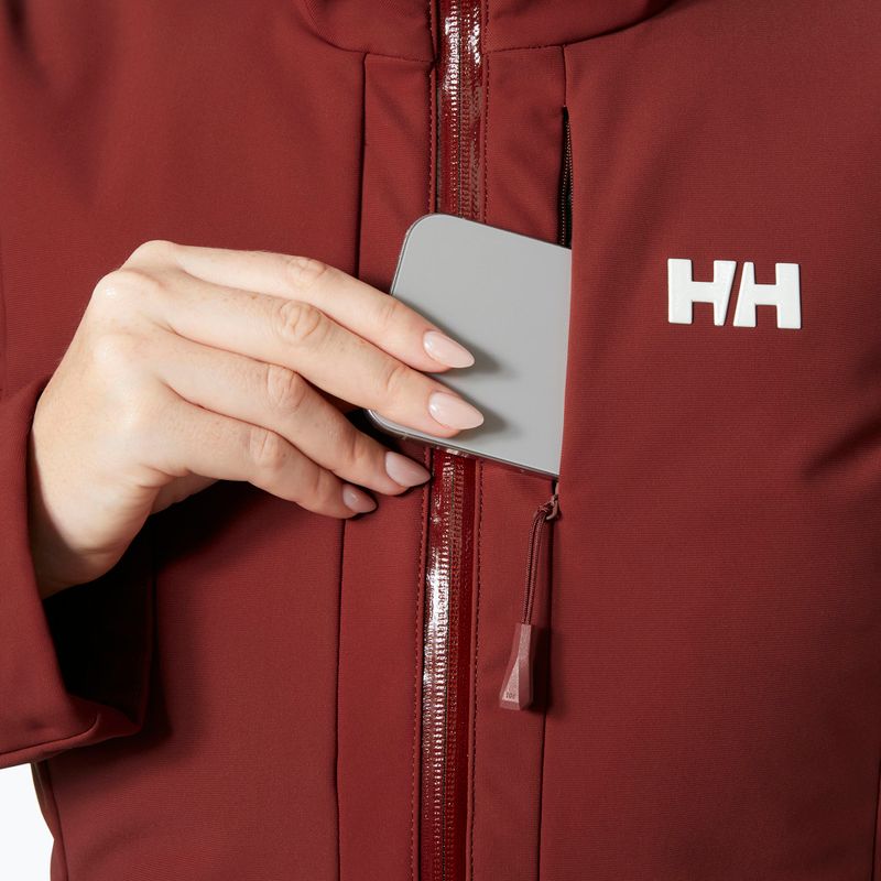 Dámská lyžařská bunda Helly Hansen Avanti 3-In-1 Softshell Jacket mars red 5