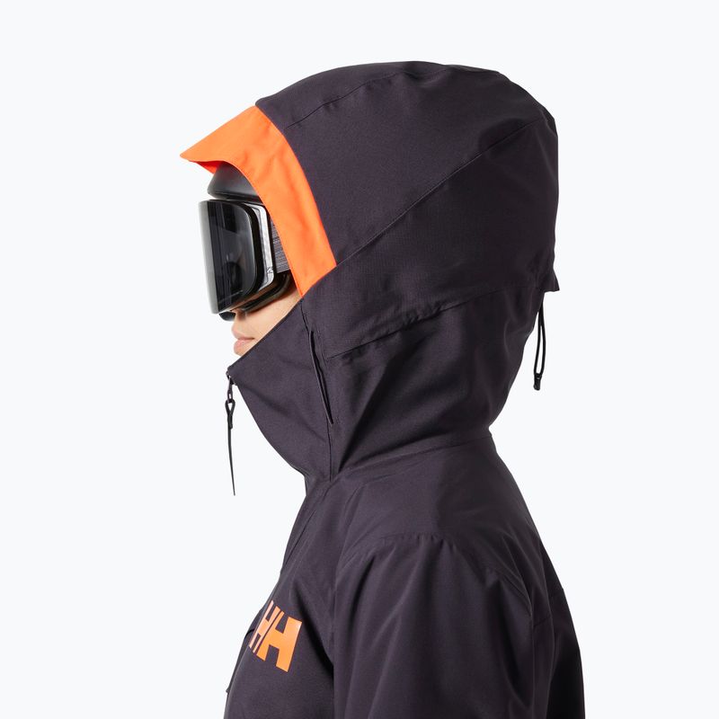 Dámská lyžařská bunda Helly Hansen Whitewall Lifaloft 3.0 black grape 3