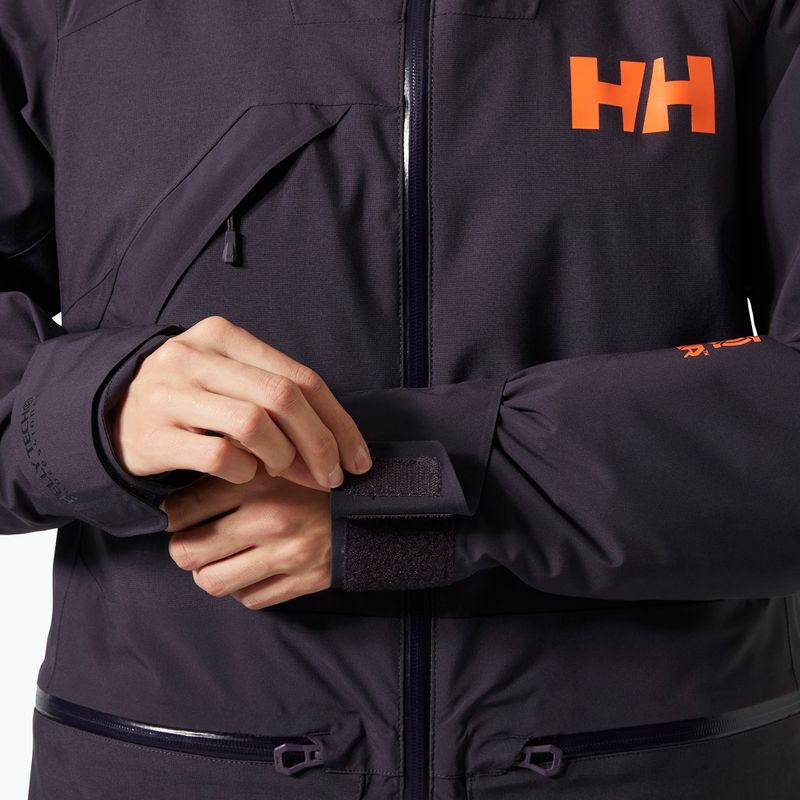 Dámská lyžařská bunda Helly Hansen Whitewall Lifaloft 3.0 black grape 4
