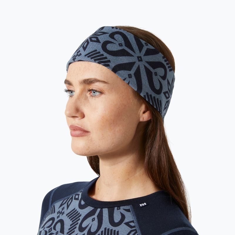 Čelenka Helly Hansen Lifa Merino Navy Nordic Rose Aop 2