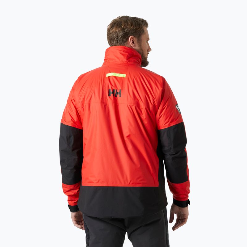 Jachtařská bundaHelly Hansen Aegir midlayer alert red 2
