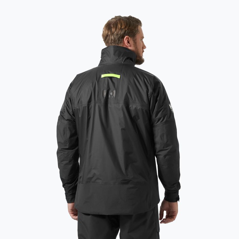 Jachtařská bunda Helly Hansen Aegir Midlayer black 2