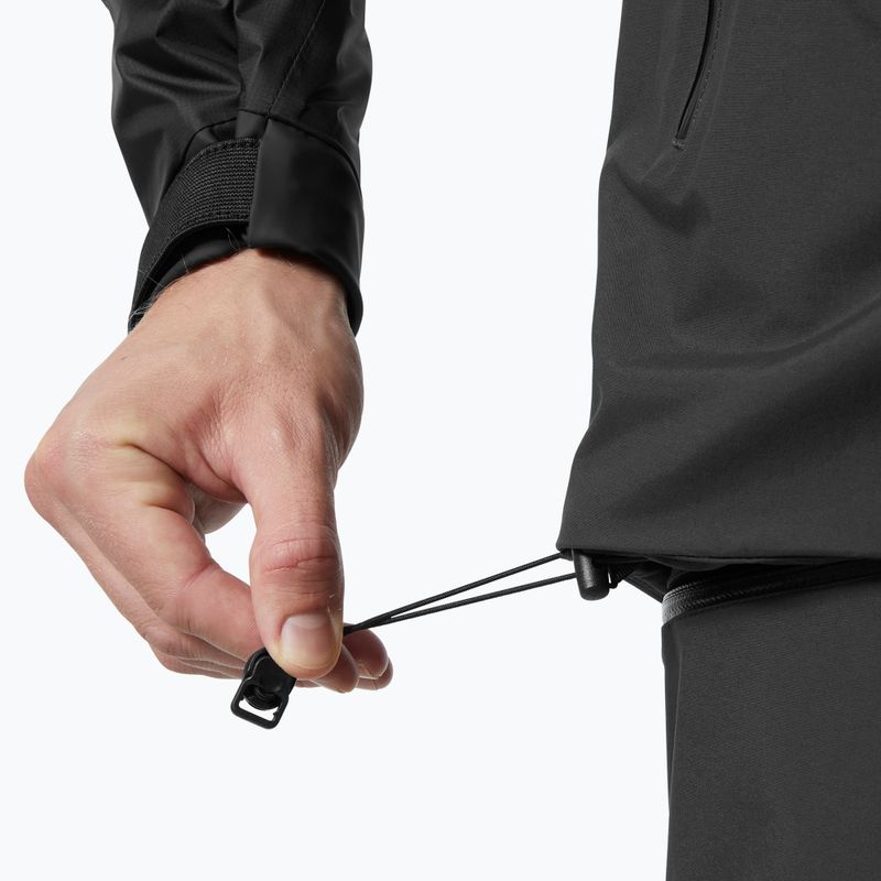 Jachtařská bunda Helly Hansen Aegir Midlayer black 6