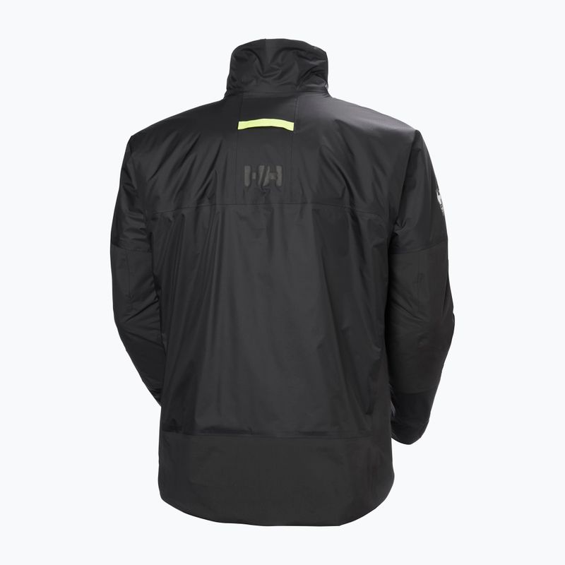 Jachtařská bunda Helly Hansen Aegir Midlayer black 8