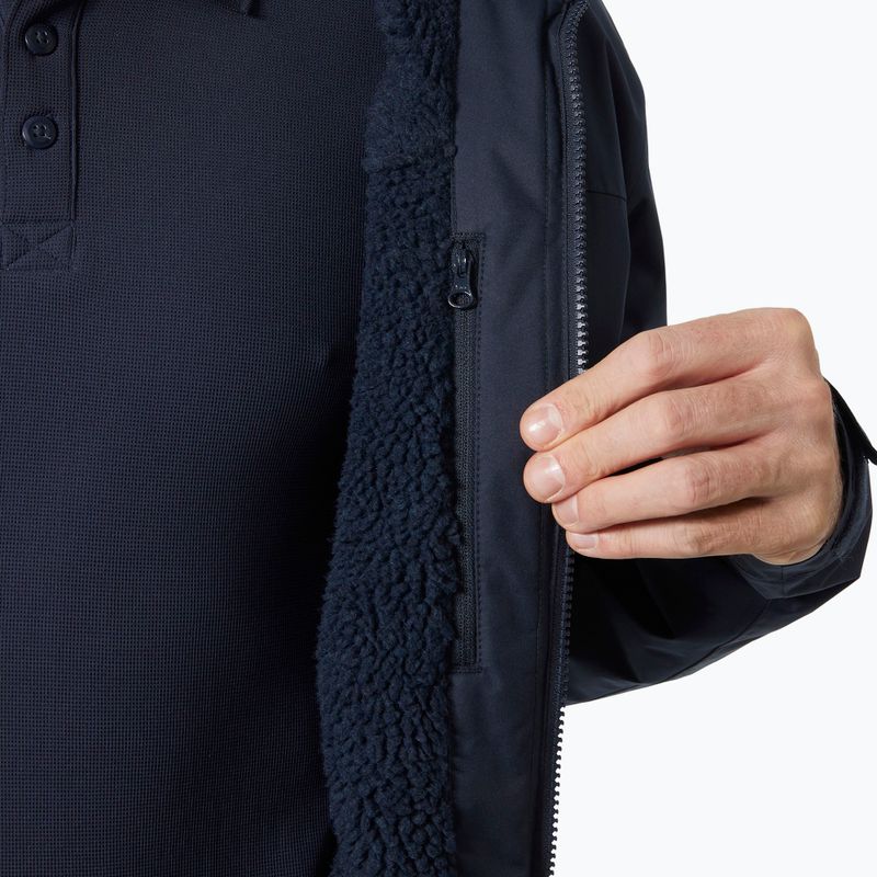 Pánská jachtařská bunda Helly Hansen Crew Hooded Pile navy 4