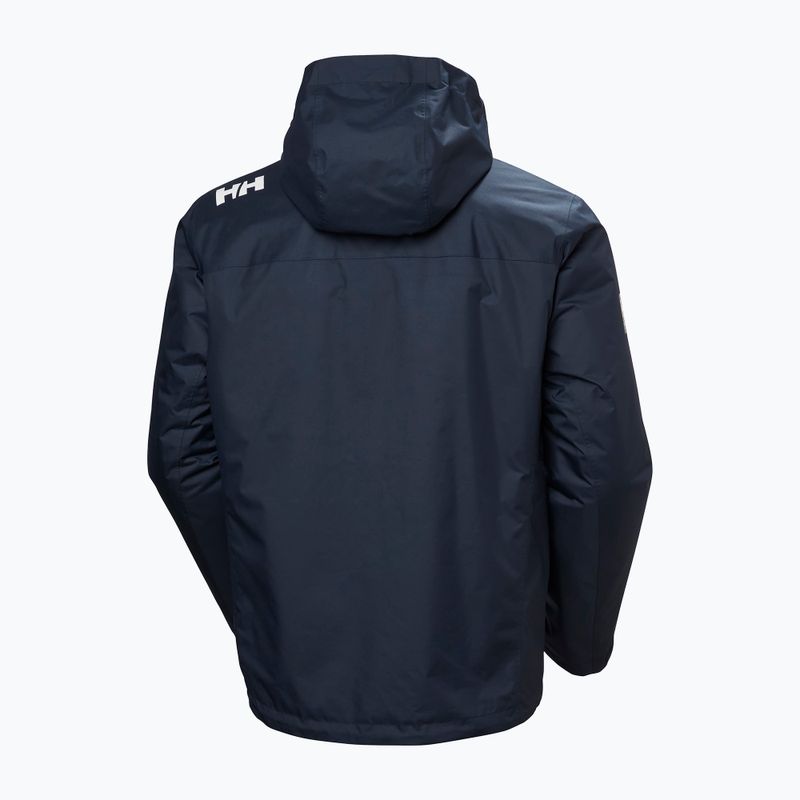 Pánská jachtařská bunda Helly Hansen Crew Hooded Pile navy 7