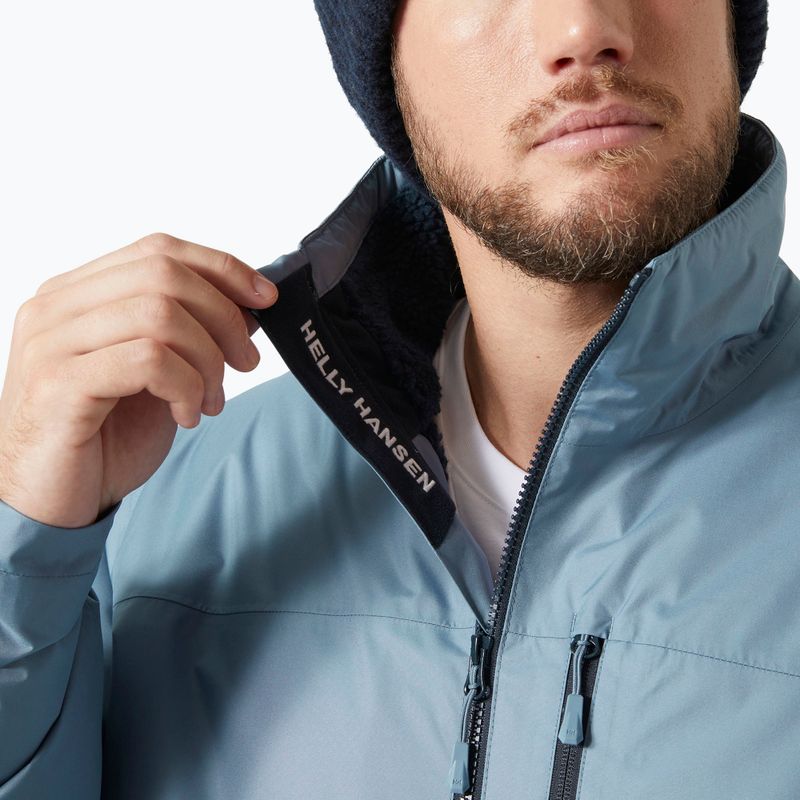 Pánská jachtařská bunda Helly Hansen Crew Hooded Pile washed navy 2