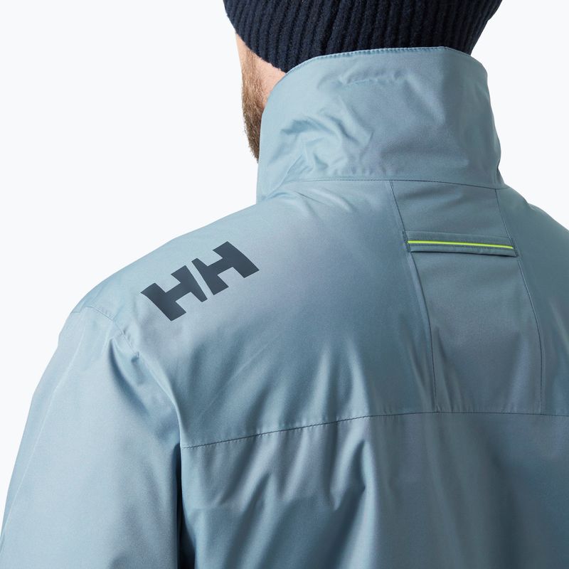 Pánská jachtařská bunda Helly Hansen Crew Hooded Pile washed navy 3
