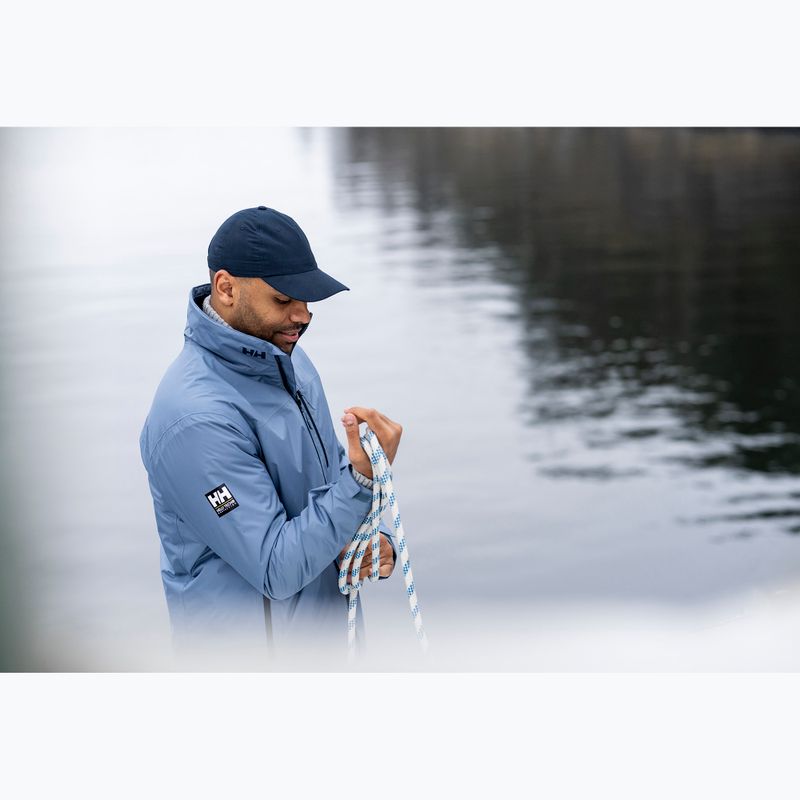 Pánská jachtařská bunda Helly Hansen Crew Hooded Pile washed navy 11