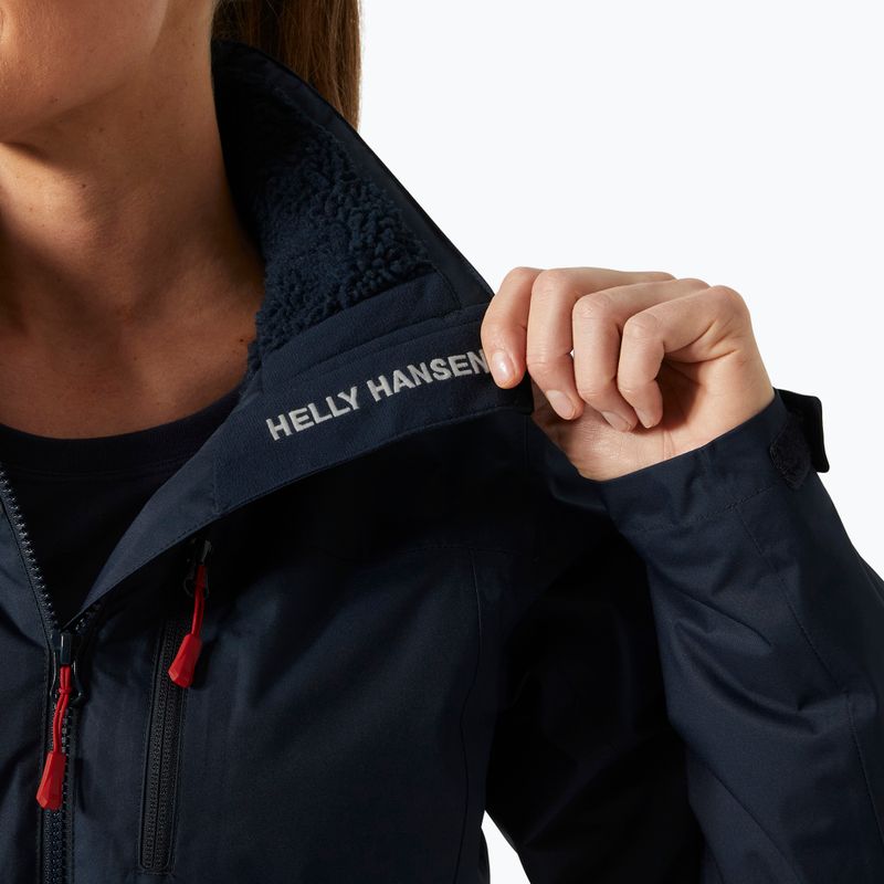 Dámská jachtařská bunda Helly Hansen Crew Hooded Pile navy 5