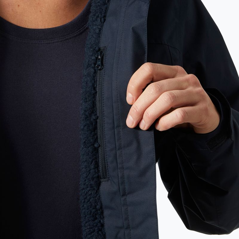 Dámská jachtařská bunda Helly Hansen Crew Hooded Pile navy 8