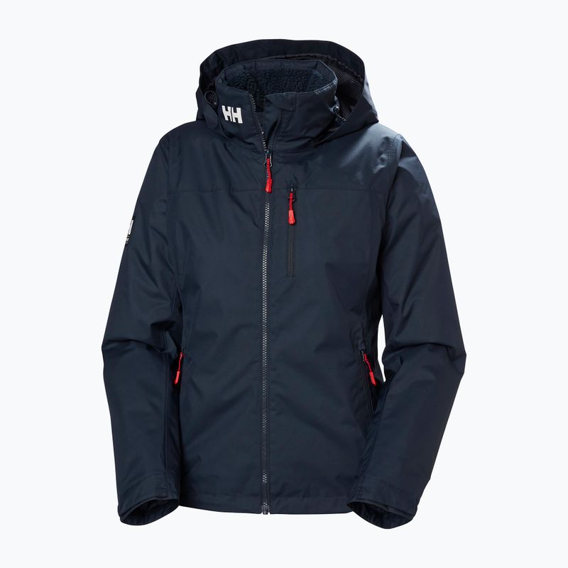 Dámská jachtařská bunda Helly Hansen Crew Hooded Pile navy 10