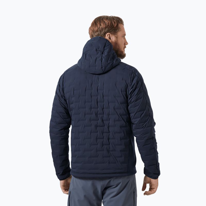 Pánská jachtařská bunda Helly Hansen HP Hybrid Stretch Hooded Insulator navy 2