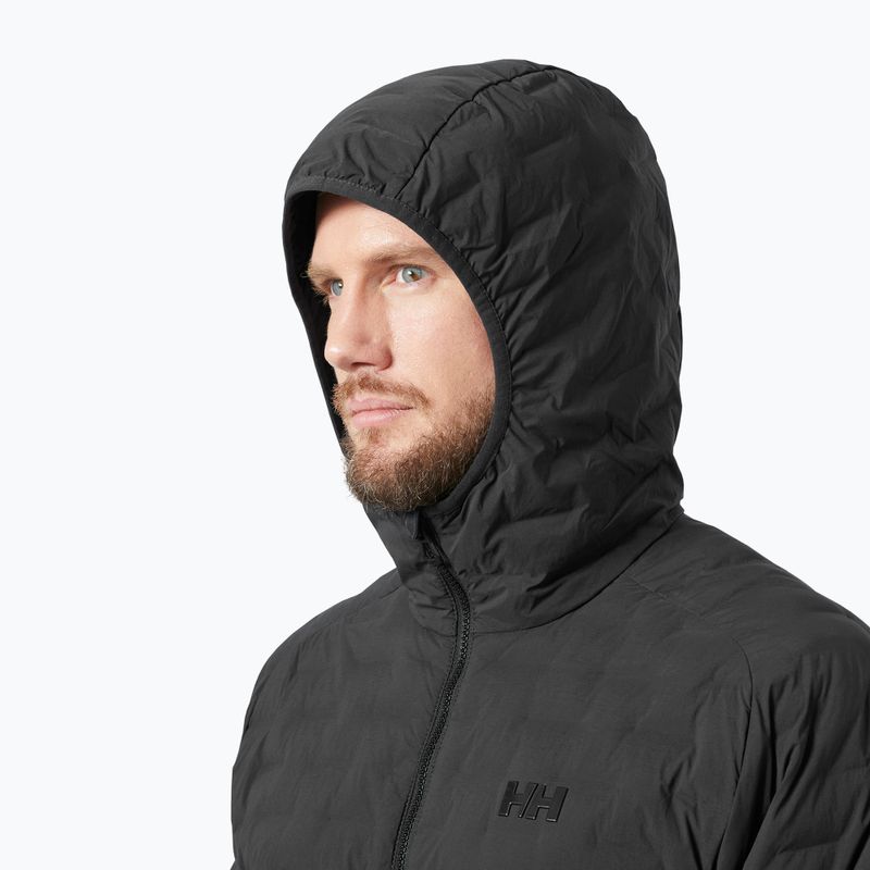 Pánská jachtařská bunda Helly Hansen HP Hybrid Stretch Hooded Insulator ebony 3