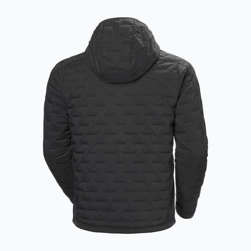 Pánská jachtařská bunda Helly Hansen HP Hybrid Stretch Hooded Insulator ebony 7